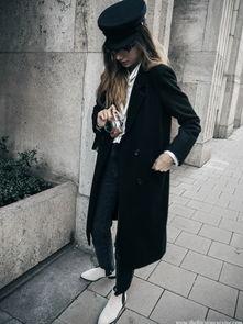 欧美欧女性大衣图片